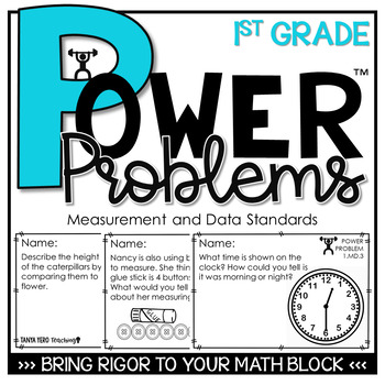 1st Grade Math Word Problems Power Problems™ Measurement and Data Standards