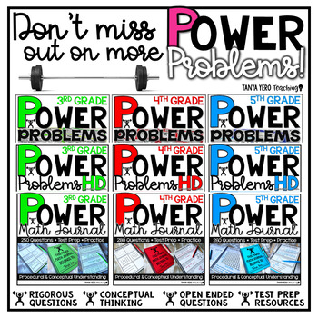 2nd Grade Word Problems | Math Spiral Review | Morning Work POWER Problems™ - Image 4