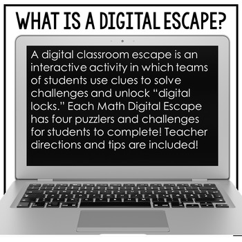 3rd Grade Math Digital Escape Room 3.OA.9 Patterns in Addition & Multiplication - Image 2