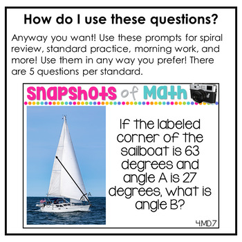 4th Grade Word Problems Morning Work | YEARLONG Math Spiral Review Test Prep - Image 3