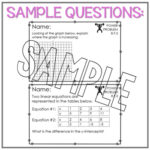 8th Grade Math Word Problems Functions Math Review Test Prep - Tanya ...