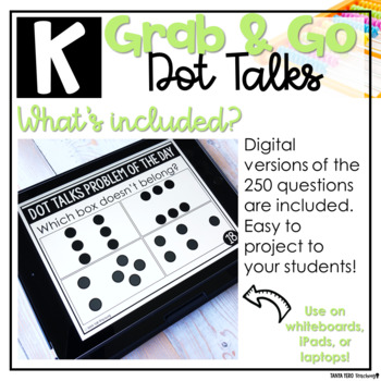 Kindergarten Dot Talks A YEARLONG MATH FLUENCY PROGRAM - Image 3