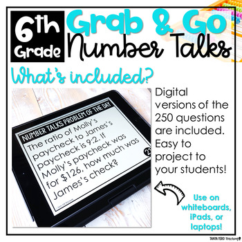 Number Talks 6th Grade A YEARLONG NUMBER SENSE PROGRAM - Image 3